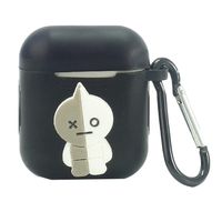 Hosston Kpop BTS AirPods Case, Shockproof and Drop Proof Soft Skin Airpods Silicone Protective Cover Case Compatible with Apple Airpods Charging Case(Style 10)