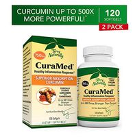Terry Naturally CuraMed 750 mg (2 Pack) - 120 Softgels - Superior Absorption BCM-95 Curcumin Supplement, Promotes Healthy Inflammation Response - Non-GMO, Gluten-Free, Halal - 240 Total Servings