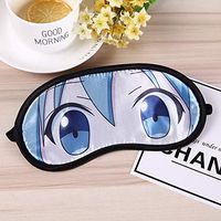 T-YZAG 2 Pieces Cold and hot Eye mask Cartoon Anime Goggles Multi-Function Blackout Eye mask Creative Gift, Style 1
