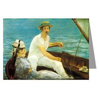 Celebrate Mothers with these 12 Vintage Note Cards of Manet Boating 1874