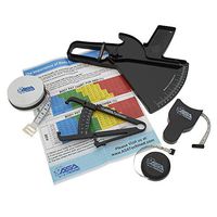 Complete Body Fat Measurement Measurement Kit - Body Fat, Weight and Body Measurement Chart for Men & Women