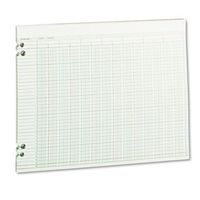 Wilson Jones - Accounting Sheets, 24 Columns, 11 x 14, 100 Loose Sheets/Pack, Green G30-24 (DMi PK
