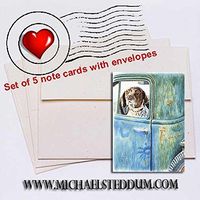 Michael Steddum Ready, Willing & Able German Shorthaired Pointer Note Card Set