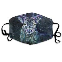Deer Spirit Animal Dust Mask,Washable and Reusable Cleaning Gardening Outdoor Activities Warm Windproof Mask
