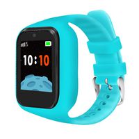 Baluue Children's Smart Watch Touch Screen GPS Positioning Tracking Watch Waterproof Watch for Kids (Blue)