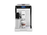 DeLonghi ECAM44660 Eletta Fully Automatic Espresso, Cappuccino and Coffee Machine with One Touch LatteCrema System and Milk Drinks Menu (White, ECAM44660B)