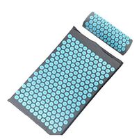 Acupressure Massager Cushion Massage Mat Relaxation Relieve Mat Acupuncture Massage Yoga Mat with Pillow