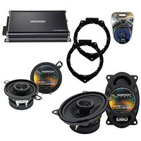 Compatible with Pontiac Solstice 2006-2009 OEM Speaker Upgrade Harmony R46 R35 & CXA300.4 Amp (Renewed)