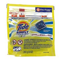 Tide Pods Simply Clean & Fresh Laundry Detergent Pacs, Refreshing Breeze, 355 g