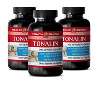 Energy Boost Supplement Men - TONALIN 1250MG - Pure and Potential Ingredients - cla Weight Loss Supplement - 3 Bottles (270 Softgels)
