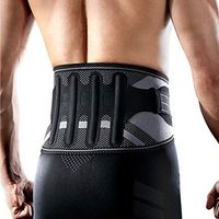 LP SUPPORT LP Support X-Tremus 161XT Men's Back Support 2.0 - Semi-Rigid Lumbar Support Belt - Enhanced Compression for Extra Stability and Superior Support (Large)