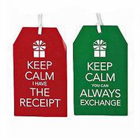 Set of (2) Spritz Message Gift Tags Assorted 10 Ct (Exchange/Receipt)