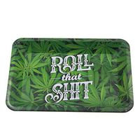 Hankyky Roll That Shit Tinplate Metal Rolling Tray HD Pattern Printed Tobacco Cigarette Holder Smoking Accessories