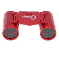 2Portable Magnification 2.5X 26mm Plastic Binoculars Telescope Hunting Camping ACCS Children Educational Toy -Red