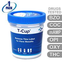 MiCare [1pk] - 6-Panel Multi Drug Test Cup (BZO/COC/mAMP/OPI/OXY/THC) #MI-TDOA-564