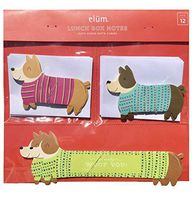 Elum Dogs with Sweater Lunch Box Pint-Sized Note Cards, Set of 12