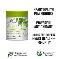 WellGrove Super Immunity Olive Leaf Extract Capsules | Better Immune Support Than Vitamin C or Elderberry for Cold or Flu | High in Antioxidants Supplement (60 Capsules)