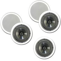 Theater Solutions 6.5 Inch in Ceiling Home Theater Contractor Series 900 Watts 5 Speaker Set CS6C-5S