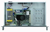1.8GHz Firewall ITX Motherboard 4 Gigabit LAN Server PC with Fan Intel Atom D525