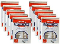 NICSTOP Duo Double Filtration Cigarette Filters, 10 Packs (70 Filters)