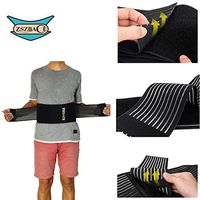 Lumbar Lower Back Brace Support Belt/Pain Relief and Comfort Posture for Running, Weight Lifting, Basketball, Volleyball, Workout (XXL: Waist Length fits 43"-53", Black)