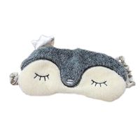 Kanggest Penguin Sleeping Mask Cute Animal Soft Plush with Silk Funny Blindfold Eye Cover Eyeshade for Kids Girls Teens and Women Plane Travel Nap Night Sleeping
