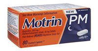 Motrin Ib Pm Caplet Size 80ct Motrin Ib Pm Caplet 80ct