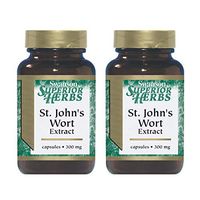 Swanson St. John's Wort Extract 300 Milligrams 120 Capsules (2 Pack)