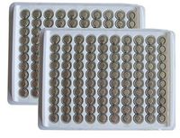 New 200 X Ag4 Lr626 377 Sr626Sw Button Cell Battery in Tray