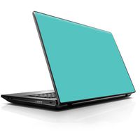 15 15.6 inch Laptop Notebook Skin vinyl Sticker Cover Decal Fits 13.3" 14" 15.6" 16" HP Lenovo Apple Mac Dell Compaq Asus Acer / Turquoise color