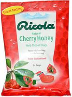 Ricola Herb Throat Drops Natural Cherry Honey 24 Each (Pack of 4)