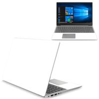 Mightyskins Skin Compatible with Lenovo Ideapad 330s 15" (2018) - Solid White | Protective, Durable, and Unique Vinyl Decal Wrap Cover | Easy to Apply, Remove, and Change Styles | Made in The USA