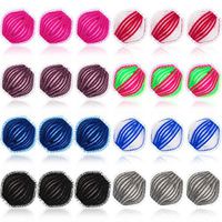 Pet Hair Remover for Laundry 24 Pieces Reusable Lint Remover Washing Balls Remove Long Hair from Dogs and Cats on Clothes Washing Ball for Laundry (8 Colors)