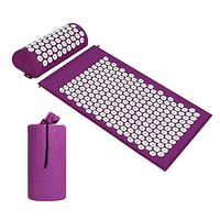 Fghuim Acupuncture Massage Cushion Acupressure MatPillow Set Acupuncture Mat Spike Yoga Mat for Massage Wellness Relaxation and Tension Release Muscle Relaxation