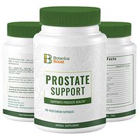 Botanica Boost Prostate Supplement for Men – 1300mg Herbal Prostate Health Formula with Root Bark and Seed Extracts Supports Urine Flow Already in The Normal Range (60)