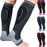 HOPEFORTH Compression Socks Calf Foot Sleeves for Ankle Heel Plantar Fasciitis Support Increase Blood Circulation Relieve Arch Pain Shin Splints Reduce Swelling