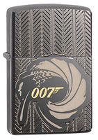 Zippo James Bond 007 Armor Black Ice Pocket Lighter