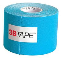 3B Tape - Kinesiology Tape 3B Tape - Water Resistant Cotton 2 Inch X 16-1/2 Foot Blue NonSterile - 1/Each - McK