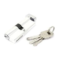 uxcell Home Fit 35-45mm Thickness Anti-theft Security Door Lock Core w 3 Keys