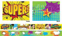 Teacher Created Resources   Positive Pop Art Xtreme Double-Sided Border
