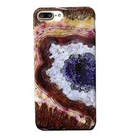 Iphone 7 cas, Sunvy Marble Stone Pattern IMD Anti-Scratch Anti-Finger Slim Fit Soft Flexible TPU Cover For iphone 7 With a Screen Protector (#4) (D)