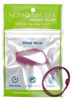 NoMo Nausea Band Purple Small: INSTANT MOTION SICKNESS AROMATHERAPY ANTI NAUSEA BAND for small adult wrists 3.5-6.2" (for Sea Sickness Relief, .) Waterproof Peppermint Scented Sea Bands