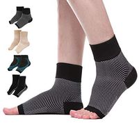 Plantar Fasciitis Socks with Arch Support for Men & Women - Compression sleeves -Better than Night Splint Socks, Shoe, Insoles,Inserts & Orthotics for Foot, Ankle Pain Relief(Large/X-Large Dark Green)
