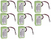 SPS Brand 4.8V 700mAh Rechargeable Replacement Battery for Emergency Light BST Battery DAA700MAH4.8V (8 Pack)