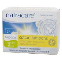 Natracare Tampon Regular Non Applicator, 10 ct