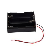 Yosoo 18650 Wired Battery Holder/Case/Box/Storage in 1, 2, 3 or 4 Cell Holder Sizes, Pack of 2 (3 Holder)