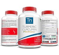 Trusted Nutrients Turmeric Curcumin Supplement with BioPerine® | High Absorption Curcumin Formula | Concentrated 95% Curcuminoids | Premium Pain Relief and Joint Support | 60 ct Vegetarian Capsules