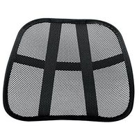 Omni Extra TM Comfortable Adjustable Breathable Cool Black Mesh Lumbar Back Support Fit All Types Office Chair Car Seat