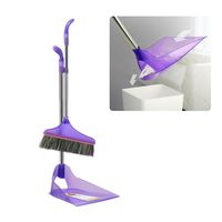 Clearance!!! Upright Sweep Set,Jushye New Home Casual Environmental Recycle Dustpan Set Brooms Set Great for Kitchen Garden Home Office ; Ship from US wearhouse (D)