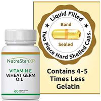 NutrastanXP Vitamin E Wheat Germ Oil Supplement, 400 IU - 60 Liquid Filled Capsules